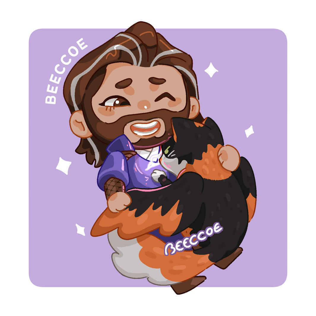 Gale Dekarios Acrylic Keychain (Fanmade)