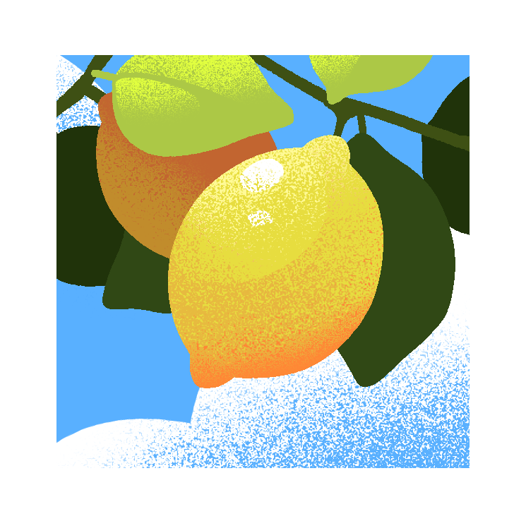 Original sticker Lemon
