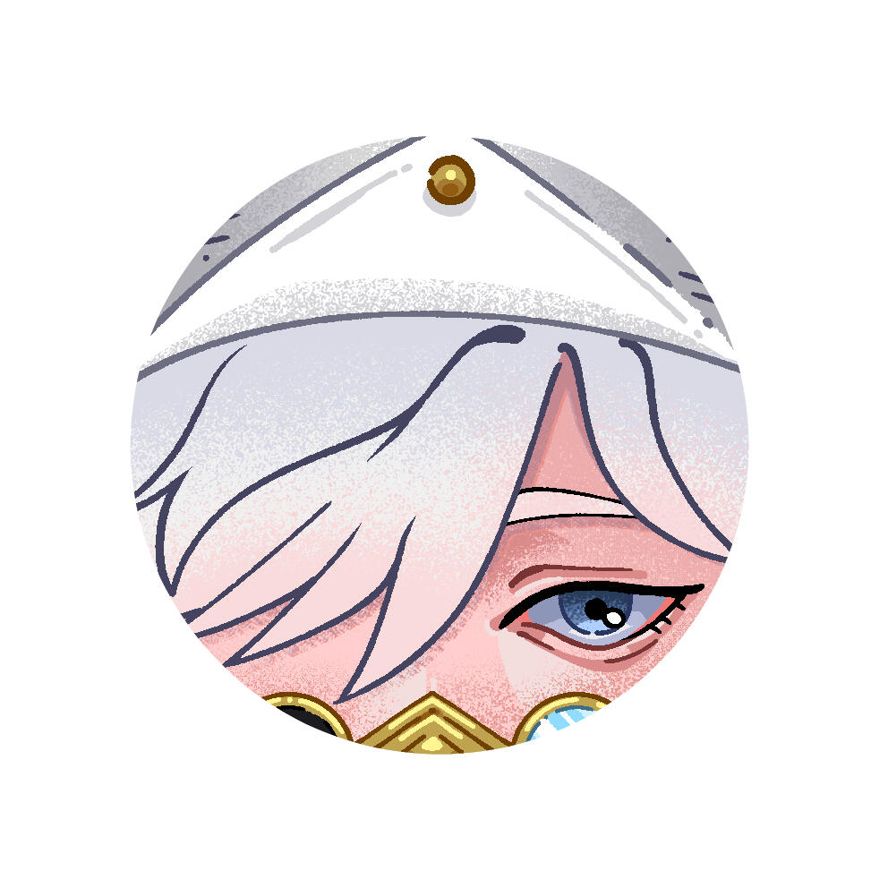 Witch Hat Atelier Qifrey 44mm Button Pin (Fanmade)